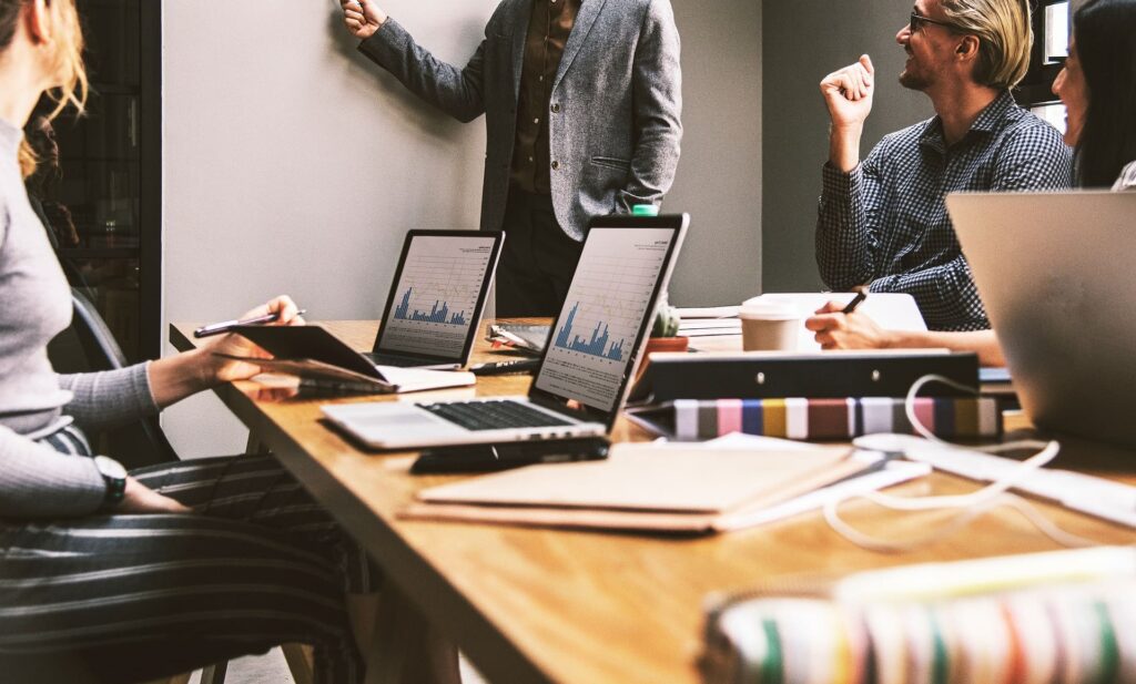 People in a meeting room